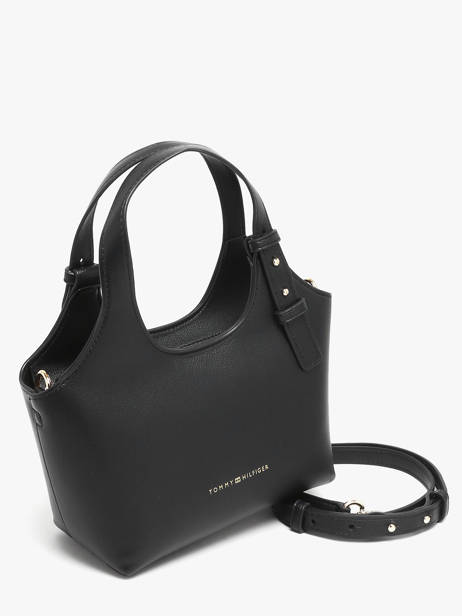 Handtas Th Logo Tommy hilfiger Zwart th logo AW18281 ander zicht 1